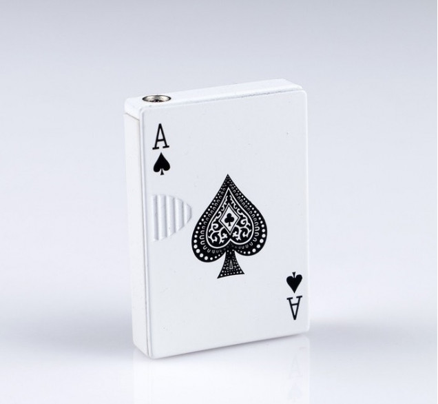 Зажигалка газовая "Туз", пьезо, 4 х 5.7 см 4503209