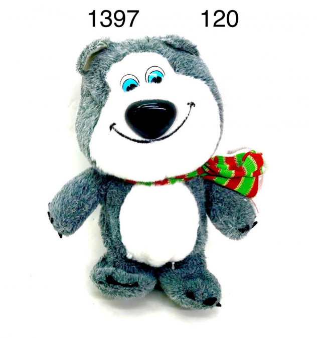 1397 Мягкая игрушка Мишка повторюшка, 120 шт в кор.
