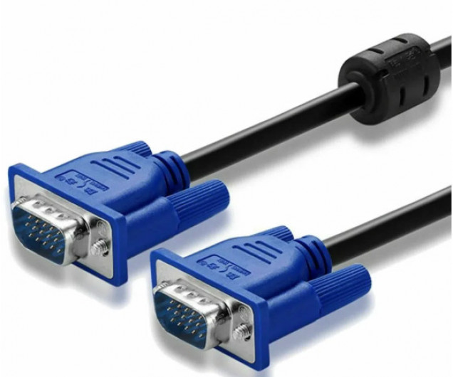 Шнур VGA 15pin шт/VGA 15pin шт 1.5м (с фильтрами) (5-960В 1.5) PREMIER