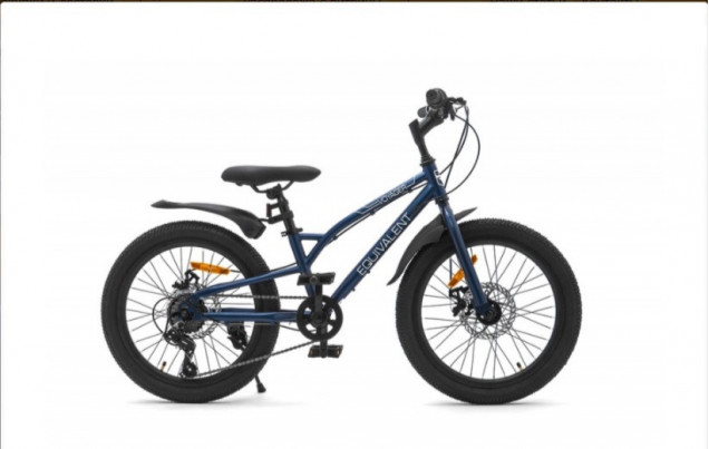 Велосипед 20" EQUIVALENT VOYAGER MD (7-ск.) (рама 10) Синий матовый (МЯГКАЯ УПАКОВКА)