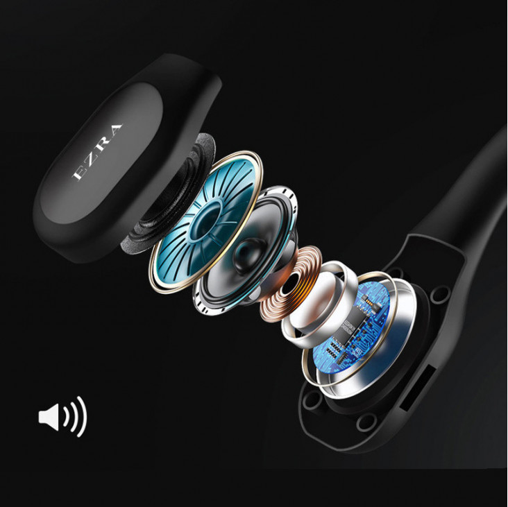 EZRA BW56 Черные наушники - гарнитура (bluetooth)