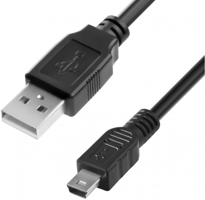 Кабель DREAM STYLE BK06A MiniUSB 2.1A 0,8M черный
