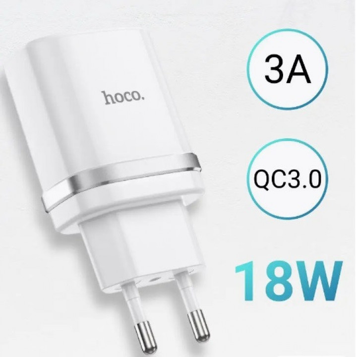HOCO CS52A, QC3.0, 18W, белый