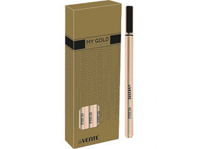 Ручка шар. "deVENTE" My Gold 0.7мм,  с золотис.. корпусом, синяя 5073733
