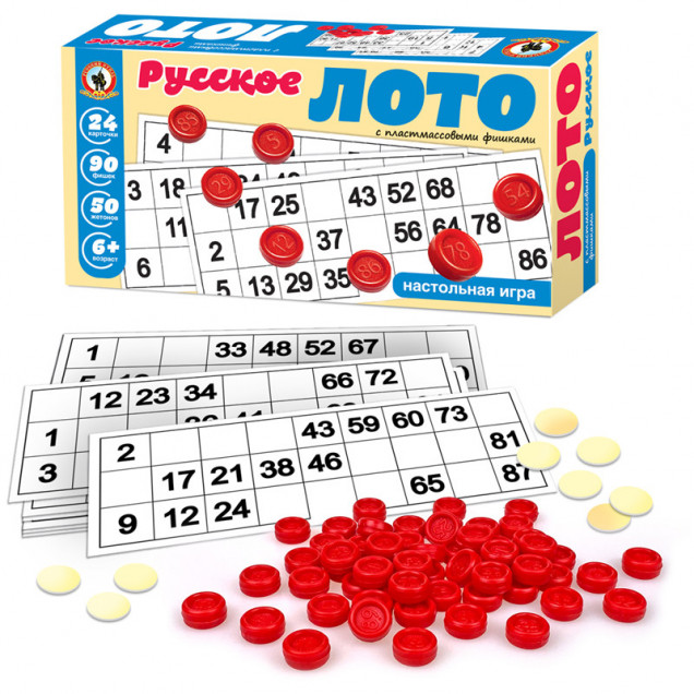 Игра настольная РУССКИЙ СТИЛЬ "Русское лото"