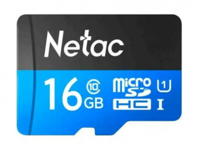 Карта памяти Netac MicroSD 16GB P500  Ultra  Class 10 A1 U1 V10  без адаптера