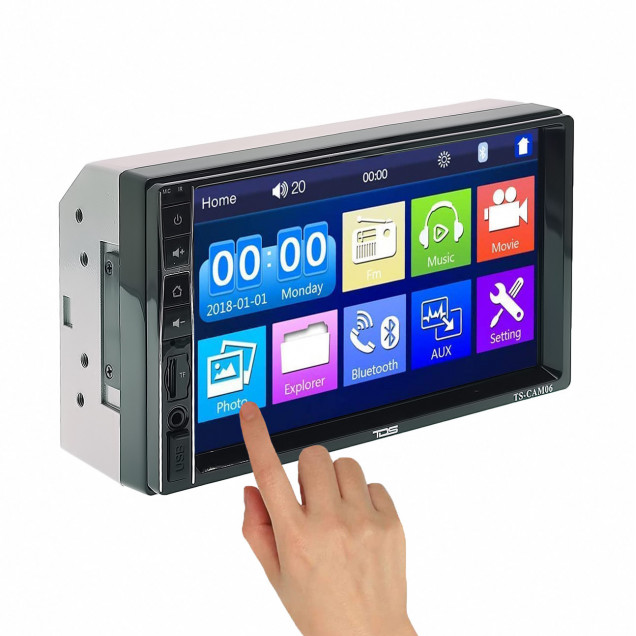 Автомагнитола 2DIN TDS TS-CAM06 (радио,USB,bluetooth)
