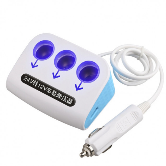 Разветвитель прикуривателя + 2USB 440=