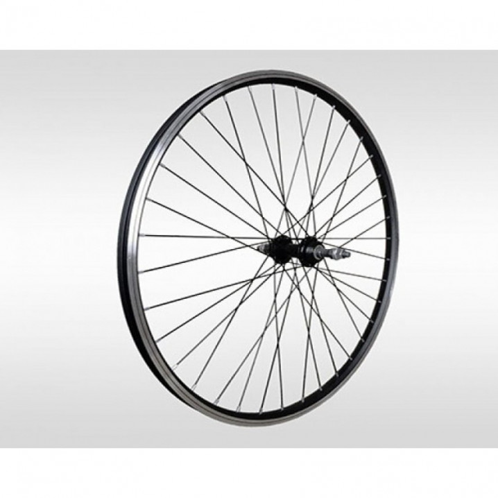 Обод 26" задн., 2-х сл.,в сборе под гайку спорт V-brake