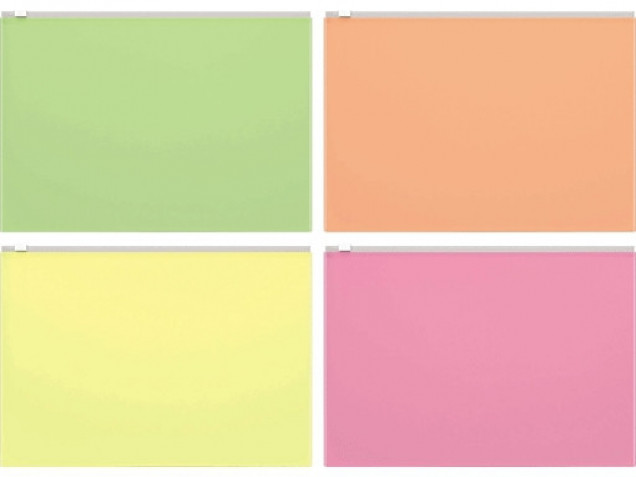 ZIP-пакет пластиковый ErichKrause® Fizzy Neon, A4, ассорти 47070