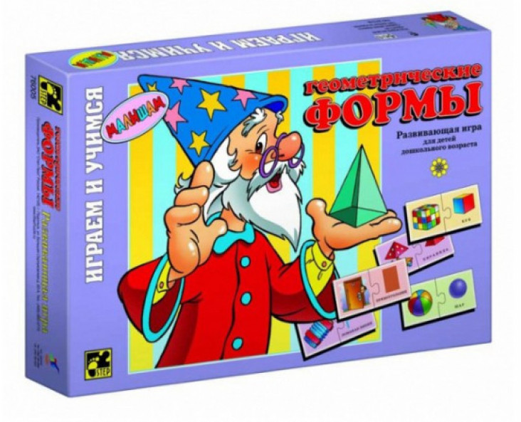 Игра развивающая STEP PUZZLE "Геометрические формы"