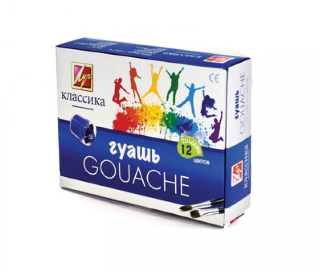 Гуашь ЛУЧ "Классика" 12 цв.