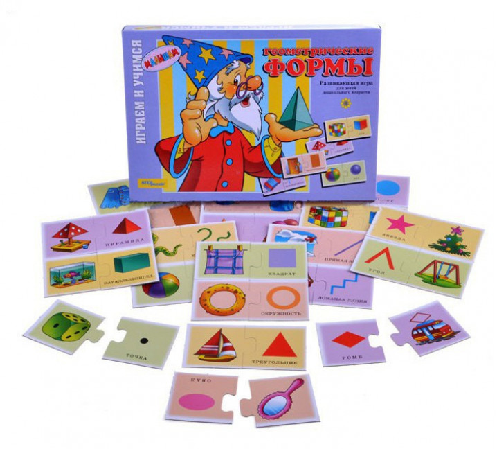 Игра развивающая STEP PUZZLE "Геометрические формы"