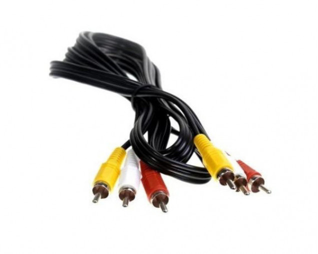Кабель 3xRCA — 3xRCA DREAM  V33, 1m, черный