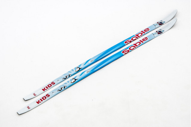 Лыжи 140см Sable лыжи ""sable kid blue "  wax