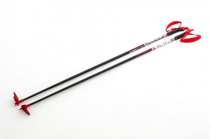 Палки лыжные 130см Brados Sport Composite red