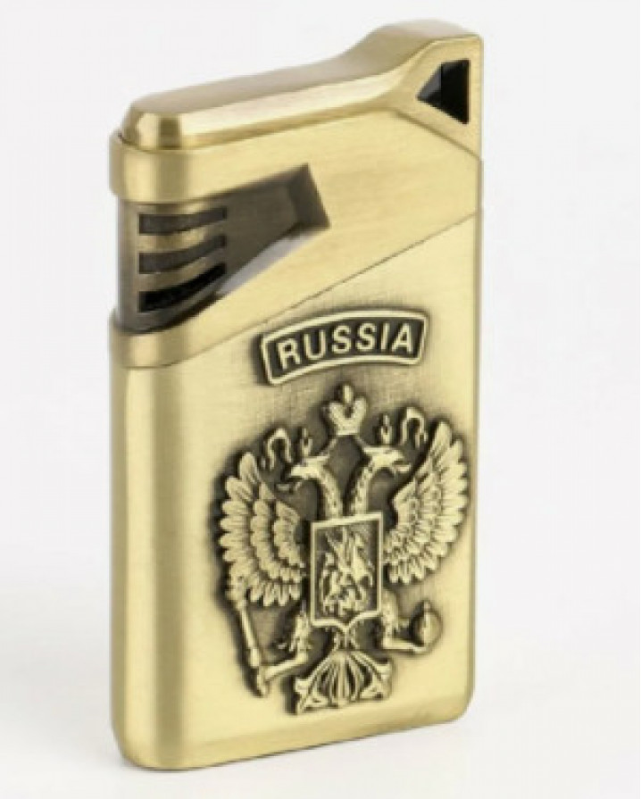 Зажигалка газовая «Герб», пьезо, 1×3.5×6.7 см
