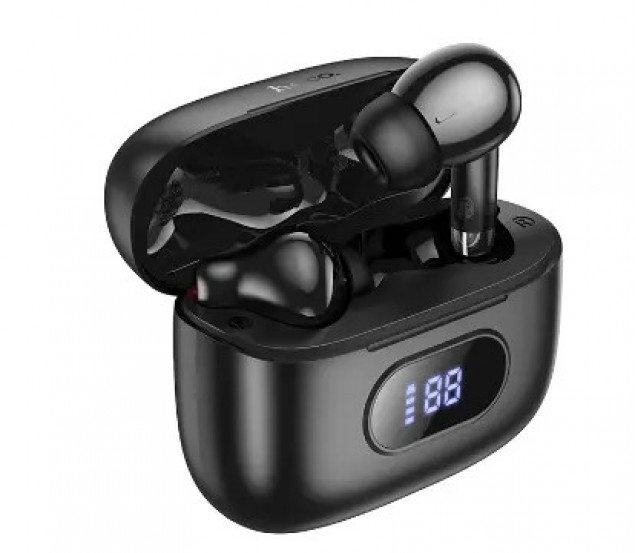 Наушники б/п Hoco EQ2 Plus Thought, TWS, Bluetooth 5.4, LED, черный