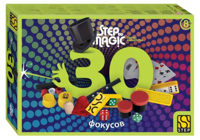 Игра настольная STEP PUZZLE "Step to Magic. 30 фокусов"