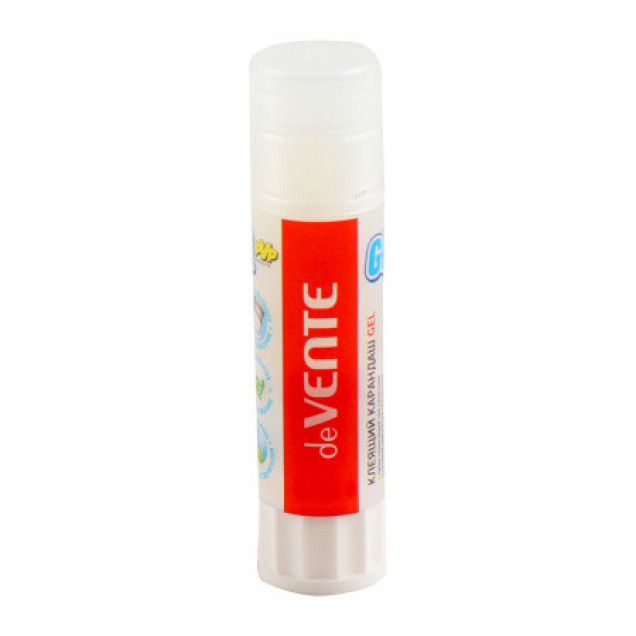 Клей-карандаш PVA основа 15гр, "deVENTE.Gel" гелевый крист.прозр.в карт.дисплее 4042053