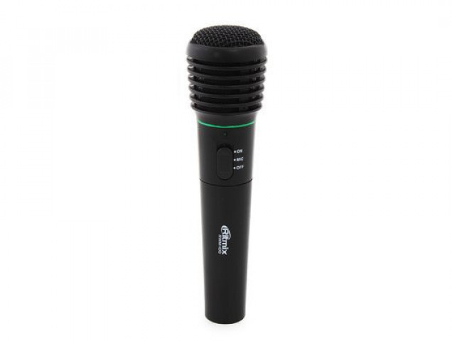 Микрофон Ritmix RWM-100 беспроводной черный