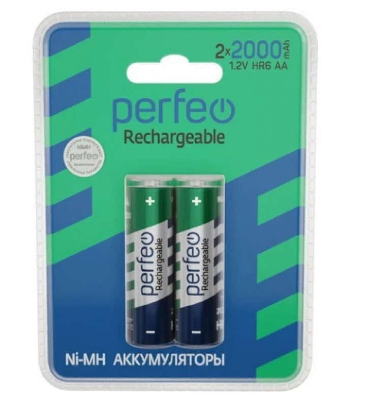 Аккумулятор Perfeo R06 (2000mh) bl2