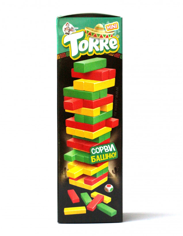 Игра настольная ДЕСТОЕ КОРОЛЕВСТВО «Torre mini» падающая башня