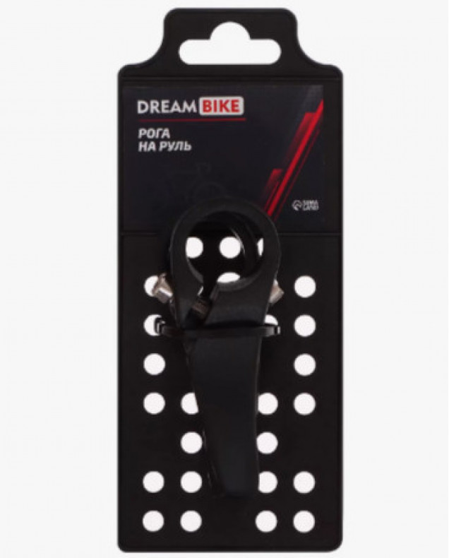 Рога на руль Dream Bike K-45, алюминий, чёрные