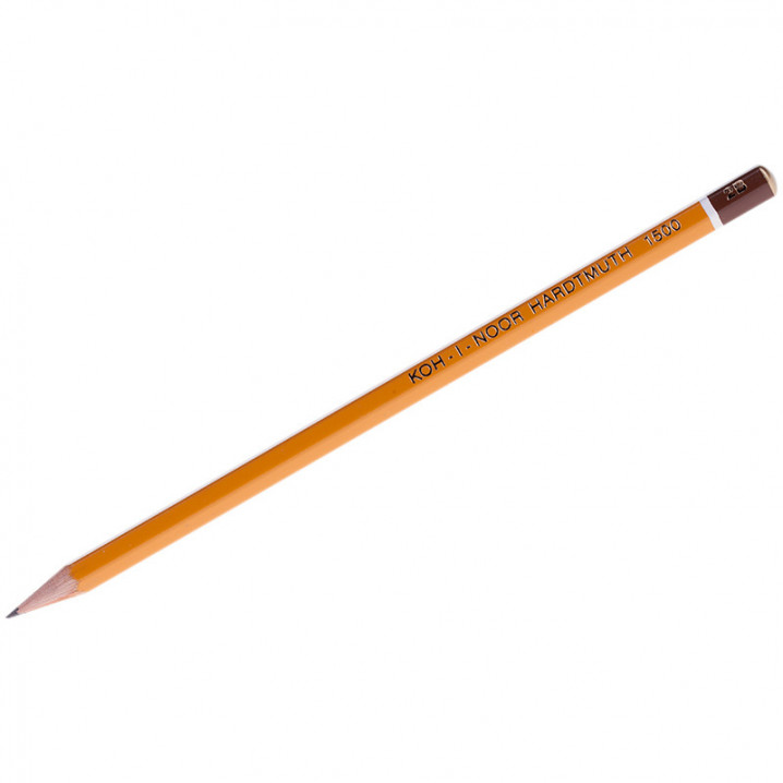 Карандаш чернографитный KOH-I-NOOR 1500 3В без ластика, заточенный