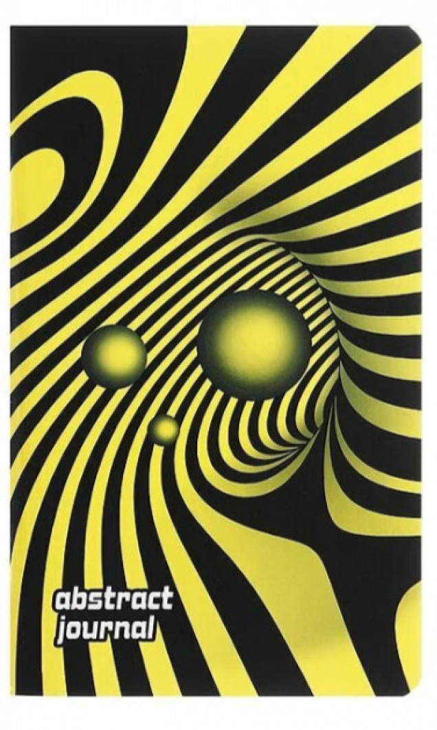 Записная книжка "Абстракция" (130х210мм, 56л,Софт тач с выб.УФ-лаком)