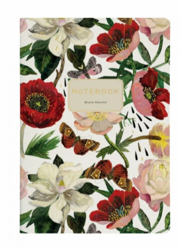 Записная книжка из экокожи 60 л. линейка 