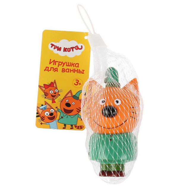Игрушка ИГРАЕМ ВМЕСТЕ "Три Кота. Компот" для купания (артю. ST-FT1807)