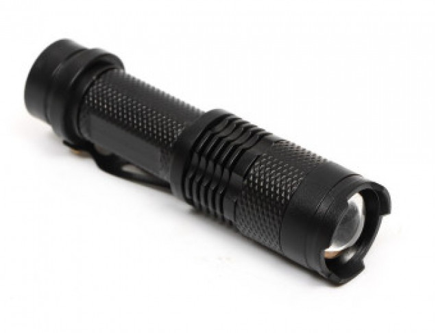 Фонарь ручной 38т,60Лм,LED,zoom,дальность луча 200м 9815061