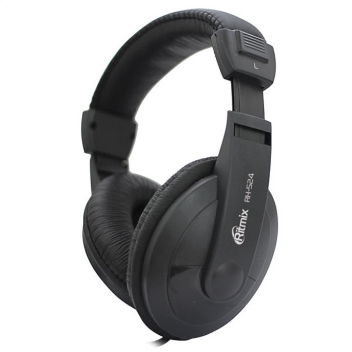 Наушники RITMIX RH-524 накладные стерео закрытого типа