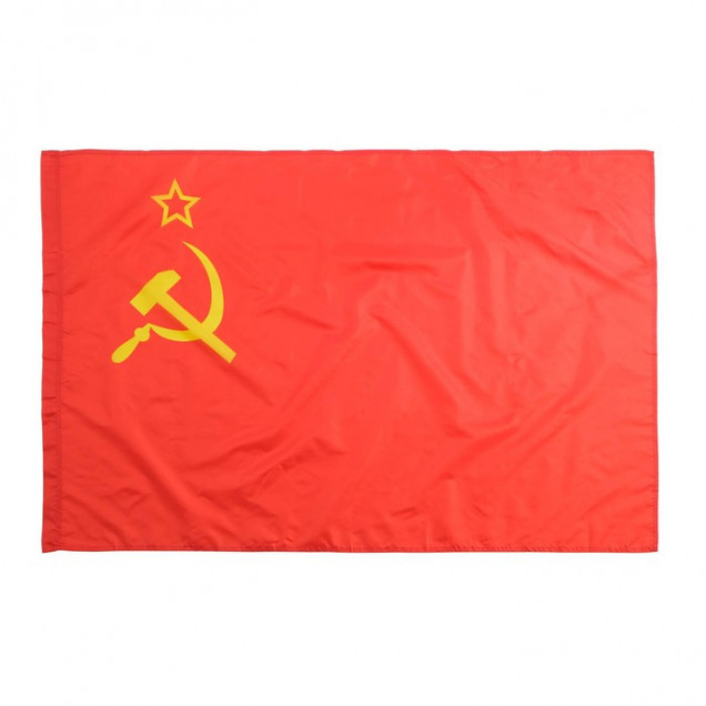 Флаг СССР, 90 х 150 см, полиэфирный шёлк   7883334