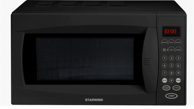 Микроволновая печь StarWind SMW5020 (700Вт, 20л, электронное управление, черный)
