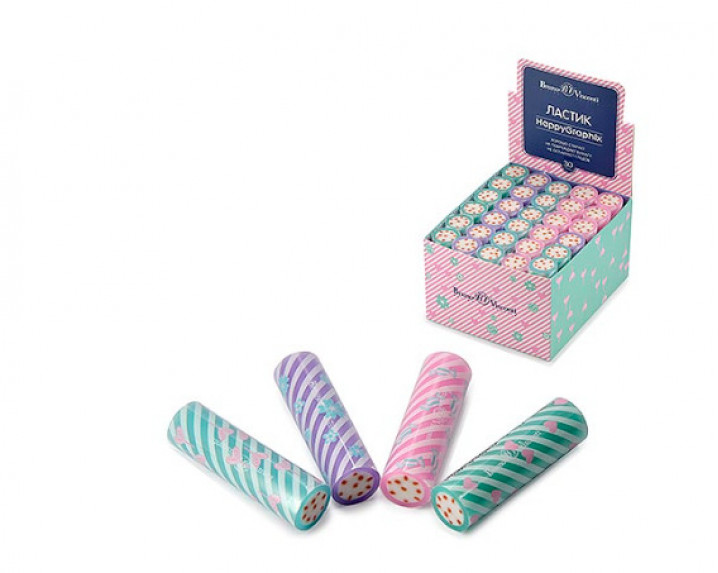 ЛАСТИК "HappyGraphix. Candy", 4 цвета