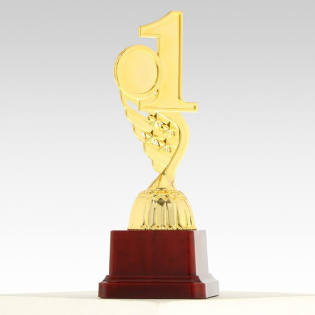 Кубок "1 место", зол., подставка пластик, 17 × 6.5 × 4 см   9866426