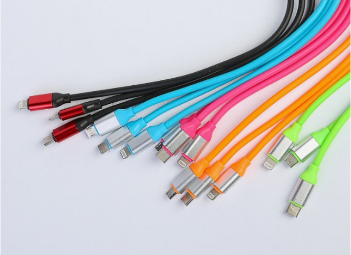 USB Кабель Lightning 1000mm ( резина мягкая)
