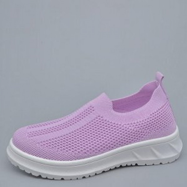 Слипоны/текстиль/фиолетовые n27-19 (32-37)
