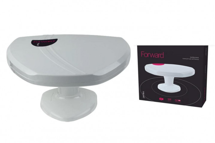 Антенна ТВ "FORWARD", активная, встр. усилитель, питание от ресивера 5V, DVB-T2(BAS-5121) Perfeo