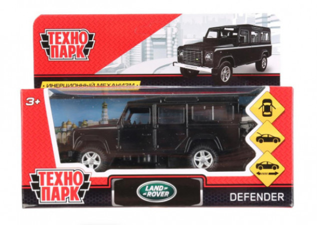 Машина ТЕХНОПАРК "Land Rover Defender" инерционная 12 см