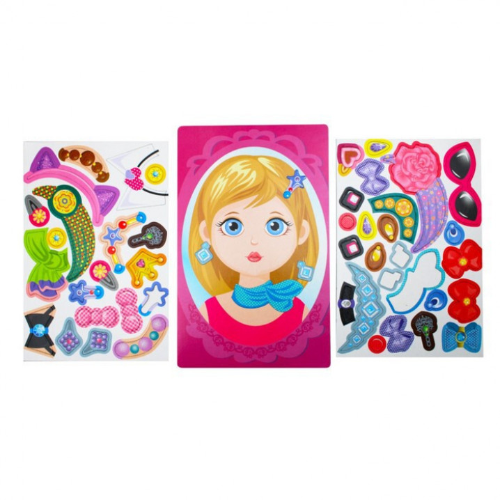 Игра магнитная "Модная девчонка". Серия Магнитные истории (европодвес)