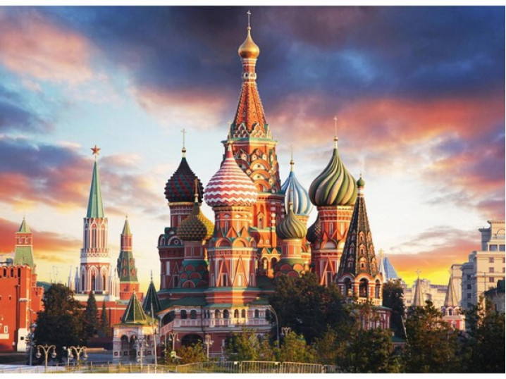 Алмазная мозаика 30х40 "Московский закат" без подр., с полн. заполн. (класс.) (30цв) (10317120/240724/3103765/1,Китай )