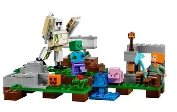 Конструктор Minecraft My World «Железный Голем 2» 220 деталей , Bela арт. 10468