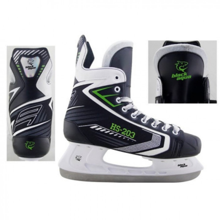 Коньки хок 37р Black Aqua 4300=