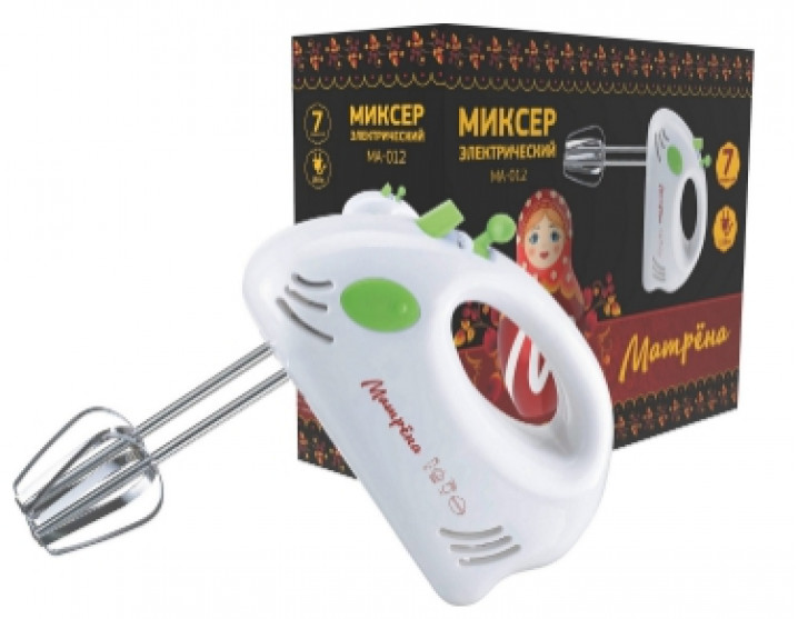 Миксер ручной МАТРЕНА МА-012 150Вт 7 скоростей
