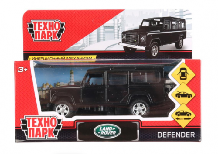 Машина ТЕХНОПАРК "Land Rover Defender" инерционная 12 см