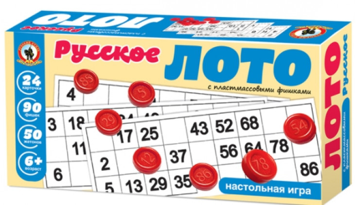 Игра настольная РУССКИЙ СТИЛЬ "Русское лото"