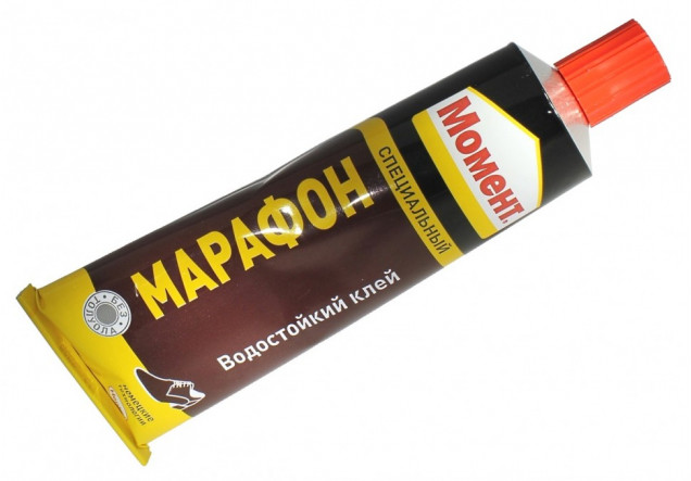 Клей МОМЕНТ "Марафон" обувной водостойкий эластичный 30 мл